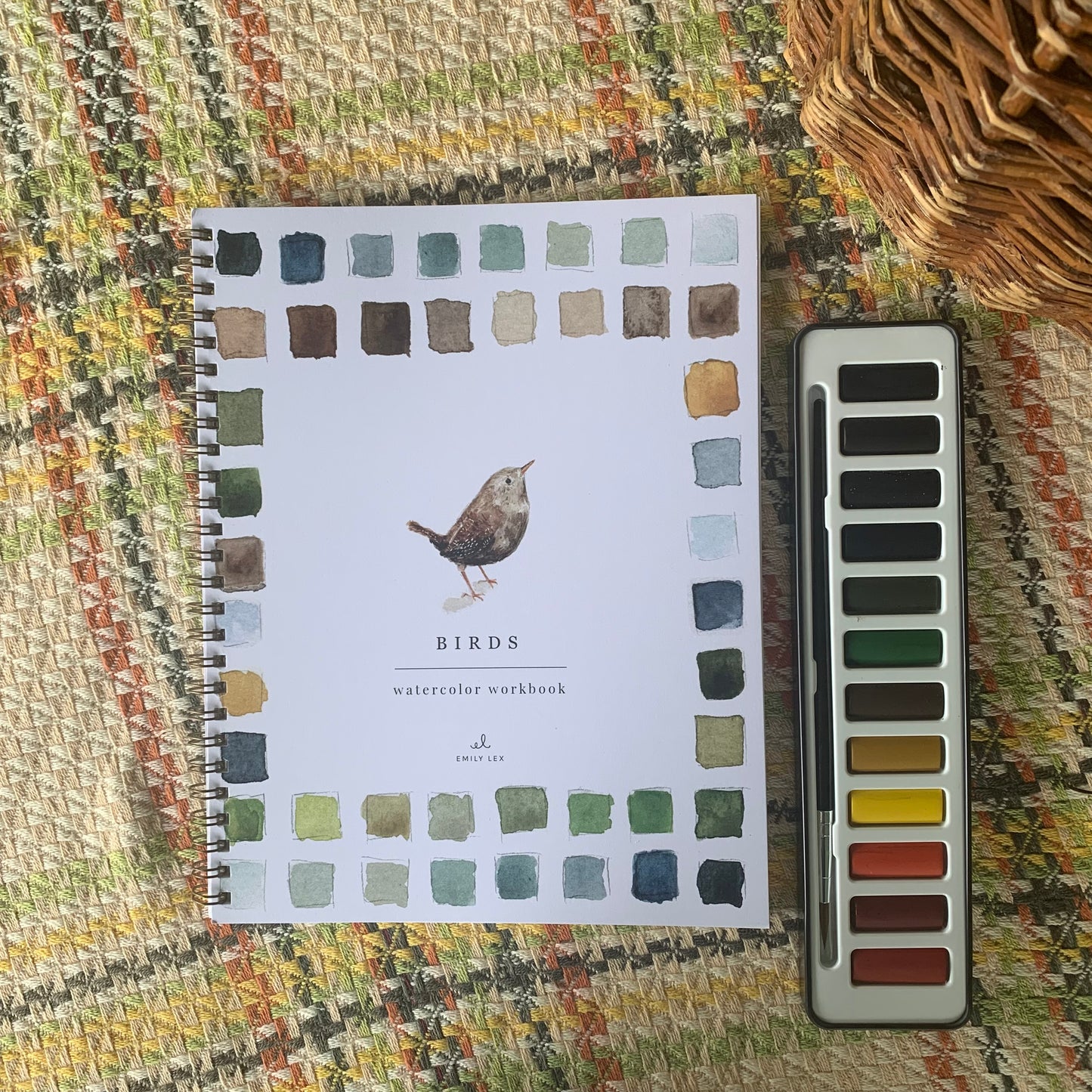 Birds Watercolor Workbook & Paint Set