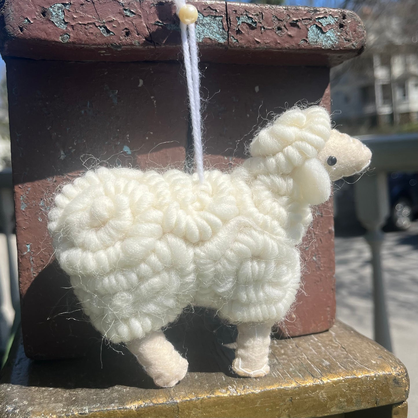 Wooly Sheep Ornaments