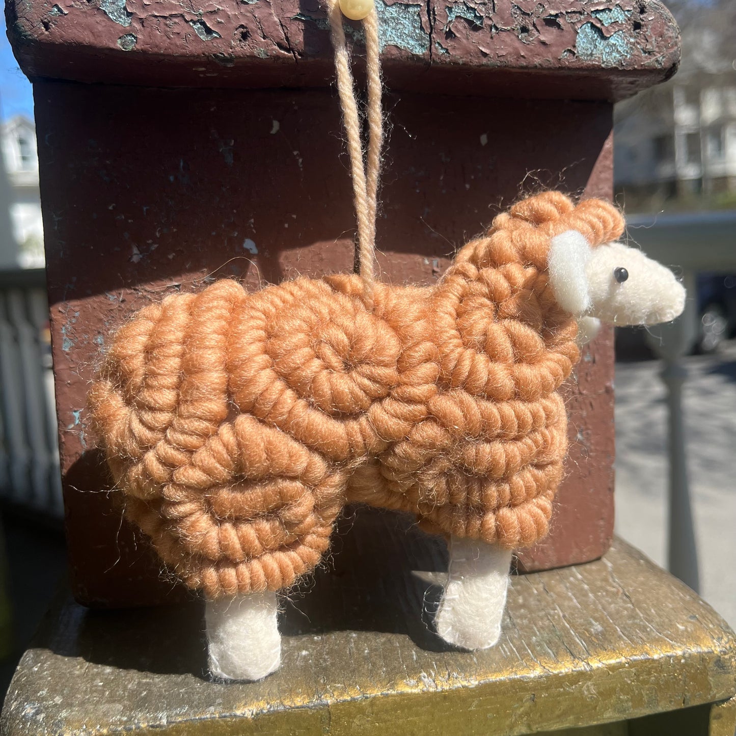 Wooly Sheep Ornaments