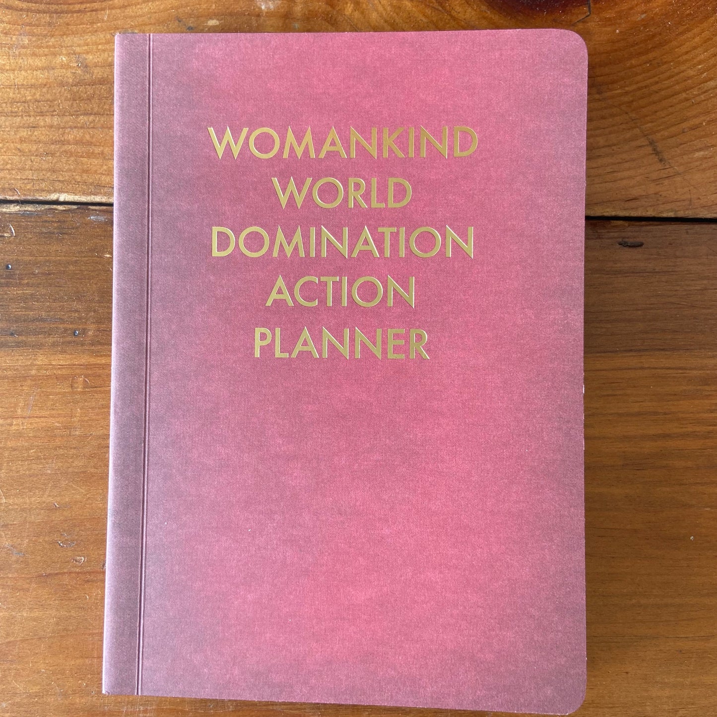 Womankind World Domination Action Planner Journal