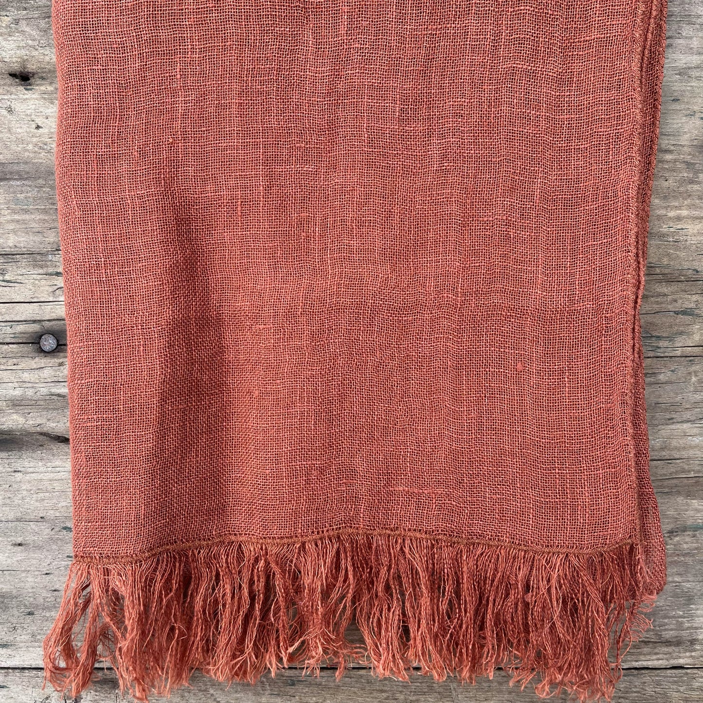 Redwood Sheer Linen Scarf