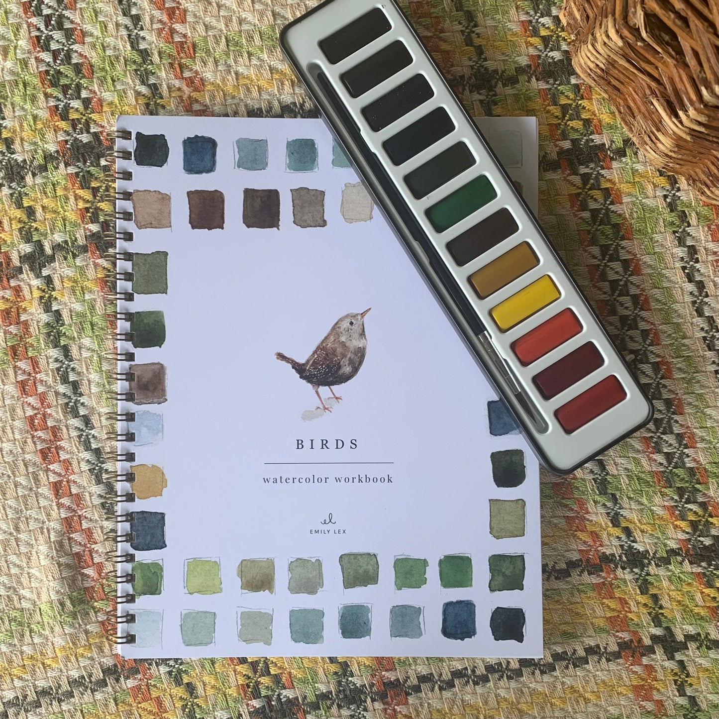 Birds Watercolor Workbook & Paint Set