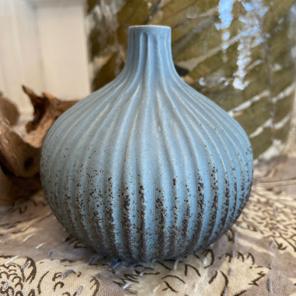 Blue Midnight Porcelain Bud Vase