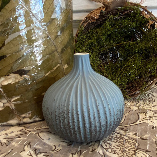 Blue Midnight Porcelain Bud Vase