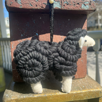 Wooly Sheep Ornaments