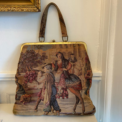 Vintage Double Sided Tapestry Bag by JR Florida